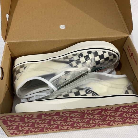 Vans comfy Cush slip on with transparent old skool women’s size 9 men’s size 7.5 - Picture 9 of 11